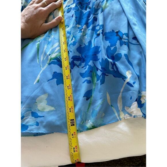 NWT Adrianna Papell Floral Print Sleeveless Gown Size 6 - Picture 6 of 11